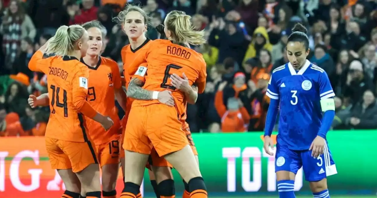 Oranje Leeuwinnen slopen Cyprus volledig, maar vergeten recorduitslag te halen