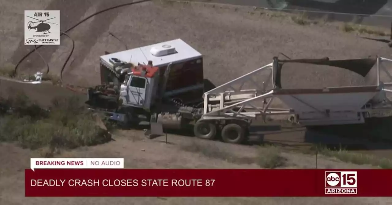 One person is dead following SR-87 crash involving ambulance in Mesa