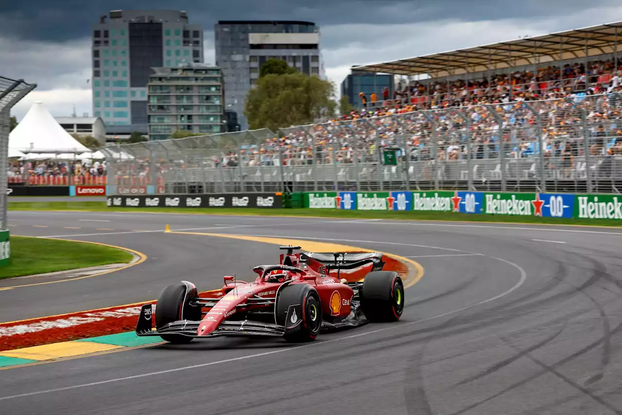 F1 Gp Australia 2022, Leclerc in pole position con Ferrari