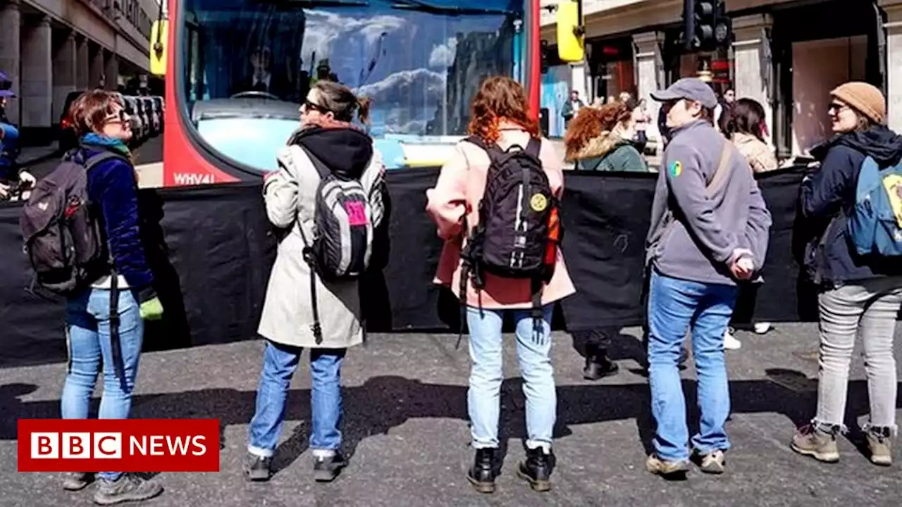 Extinction Rebellion disrupts London's West End