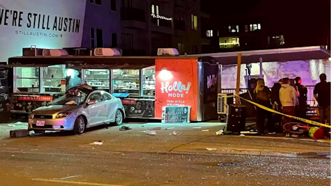 Vehicle collides with food truck in Austin, Texas; 11 hurt