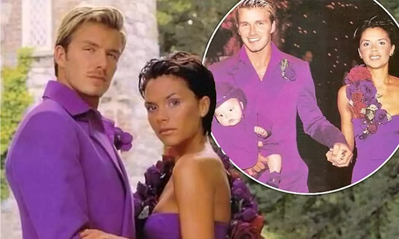 Inside David and Victoria Beckham's Robin Hood-themed wedding in 1999