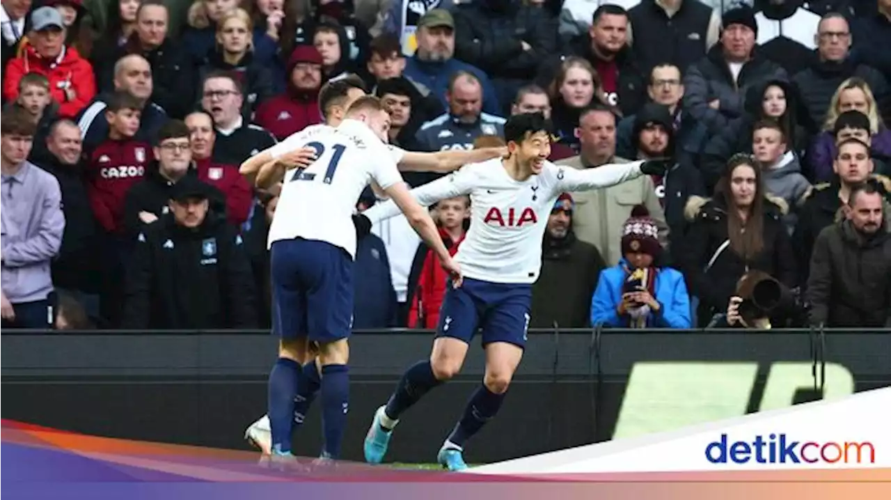 Hasil Liga Inggris: Son Hat-trick, Tottenham Sikat Aston Villa 4-0