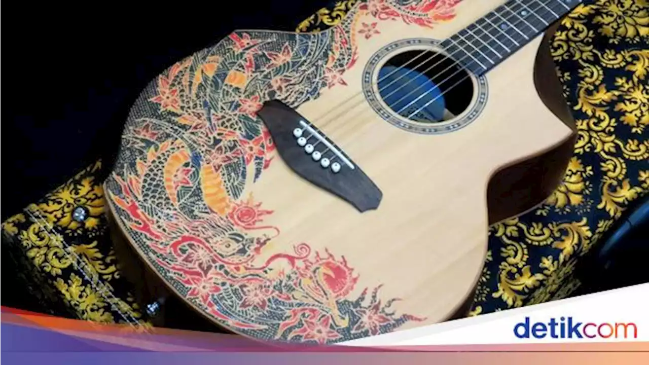 Wow! Gitar Batik 'Made in Lokal' Ini Tersohor di Mancanegara