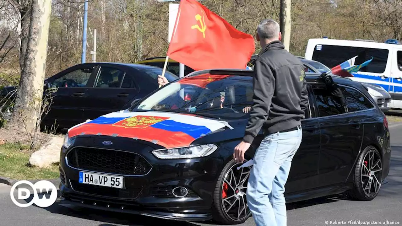 Автопробеги под российским флагом в Берлине и не только: что следует знать | DW | 09.04.2022