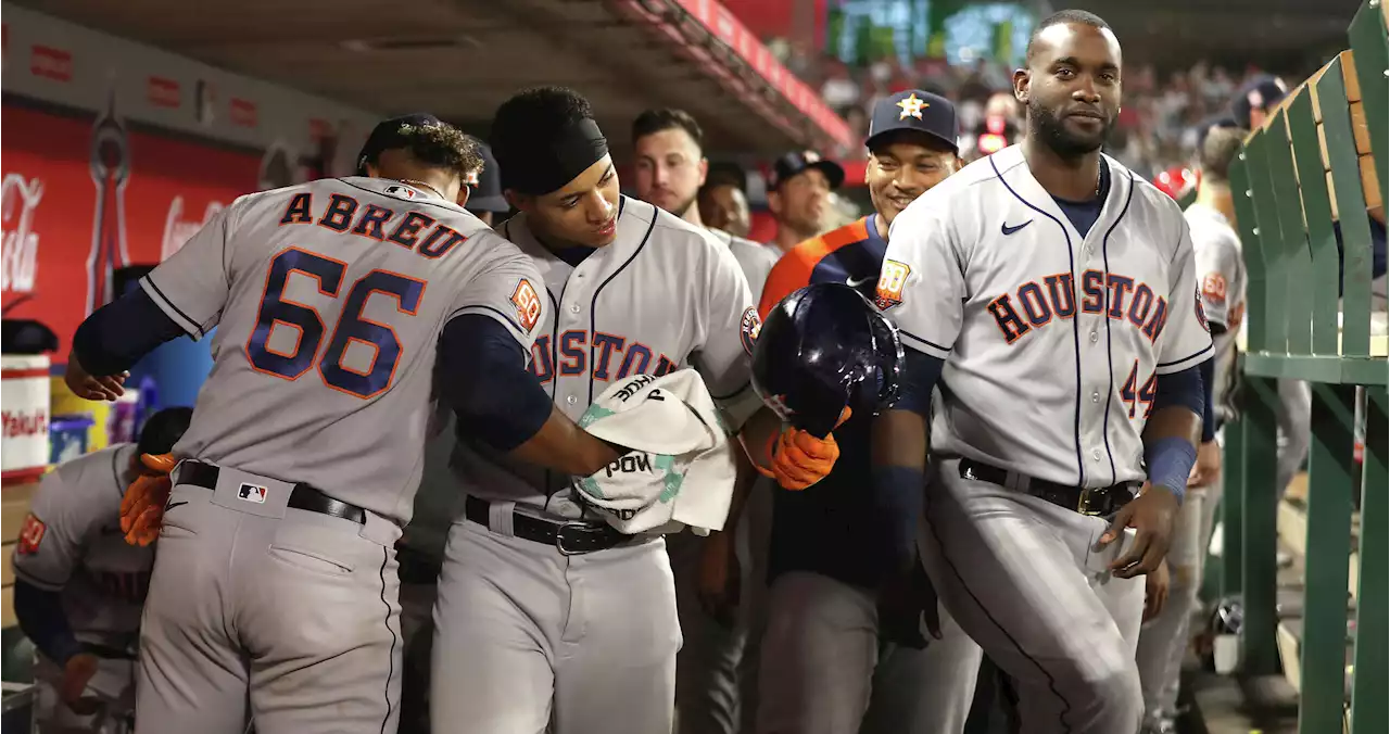 Jeremy Peña's first career homer sparks Astros' rout of Angels