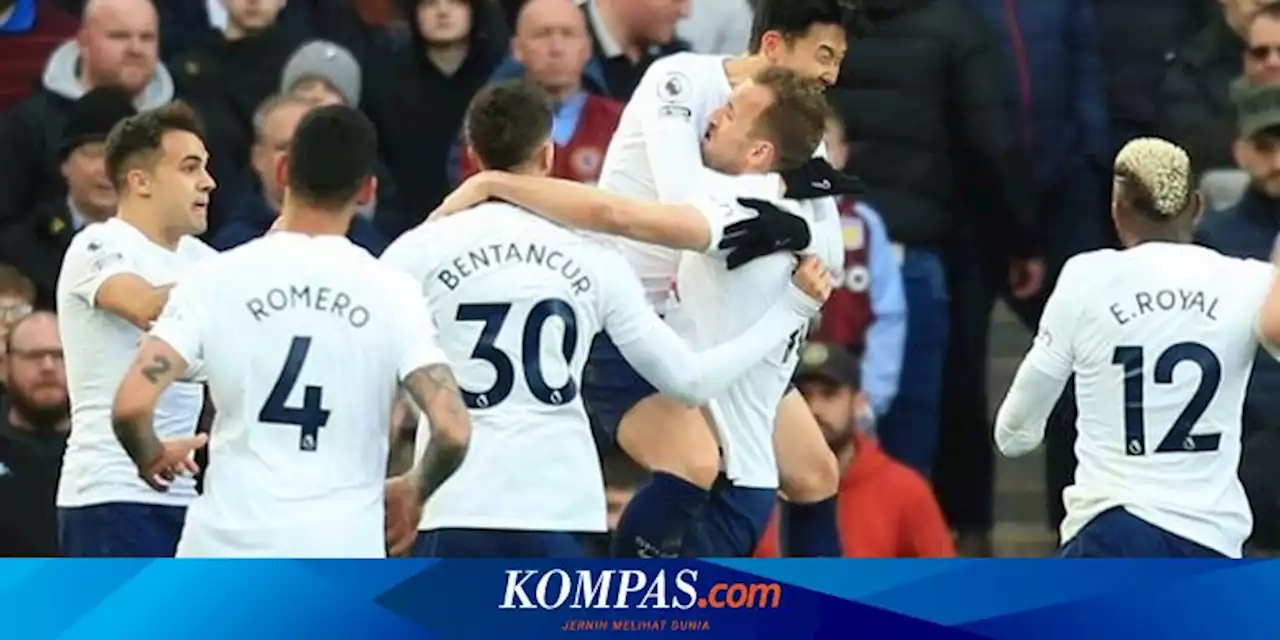 Hasil Aston Villa Vs Tottenham: Son Heung-min Hattrick, The Lilywhites Menang 4-0