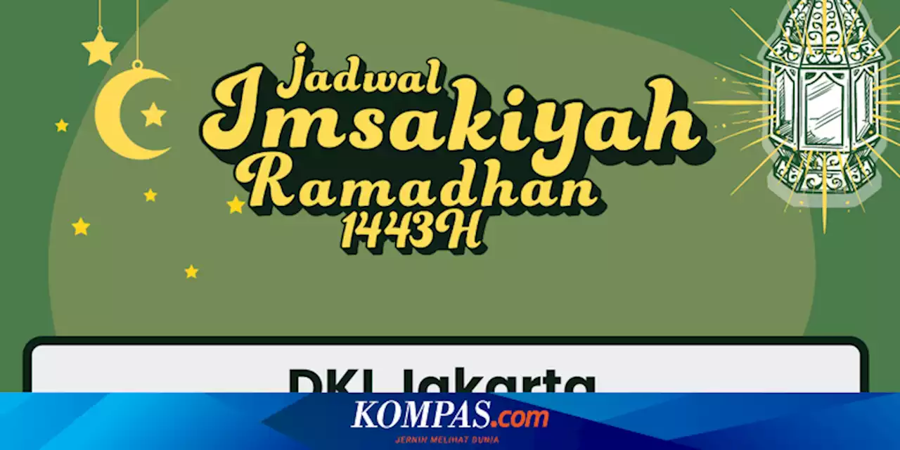 Jadwal Imsakiyah di DKI Jakarta Hari Ini, 10 April 2022