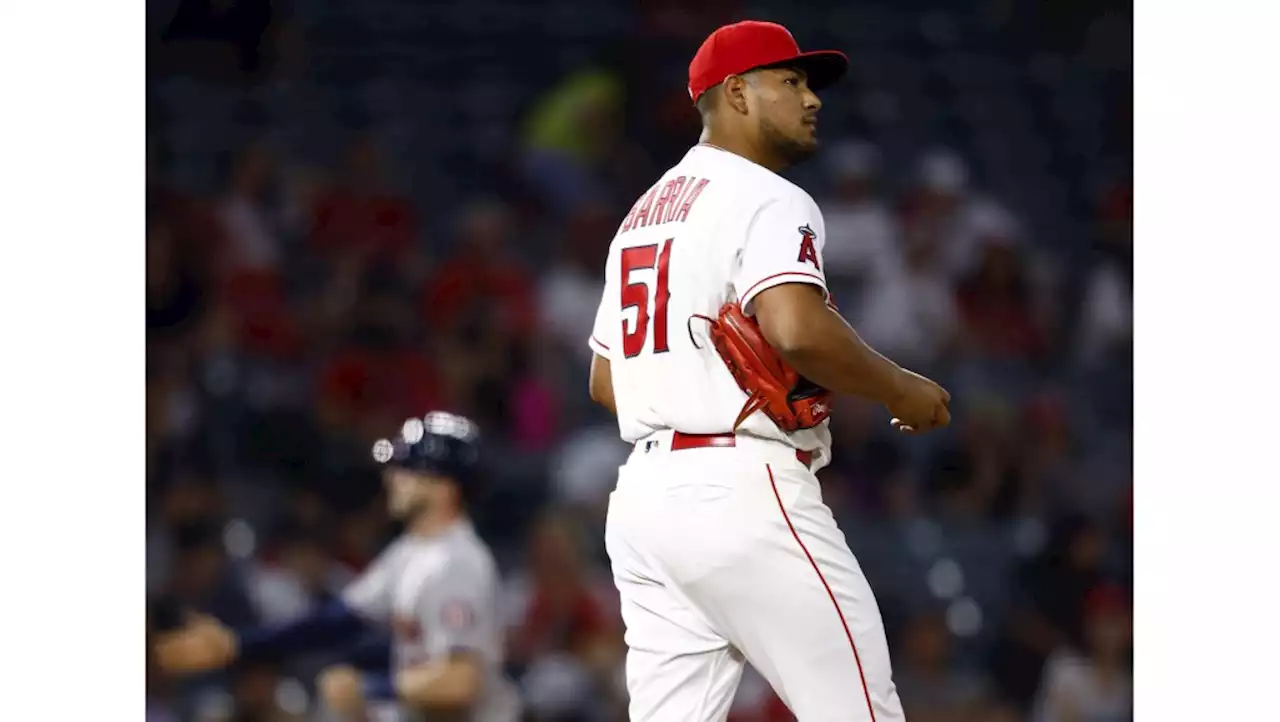 Angels relievers pounded in blowout loss to Astros