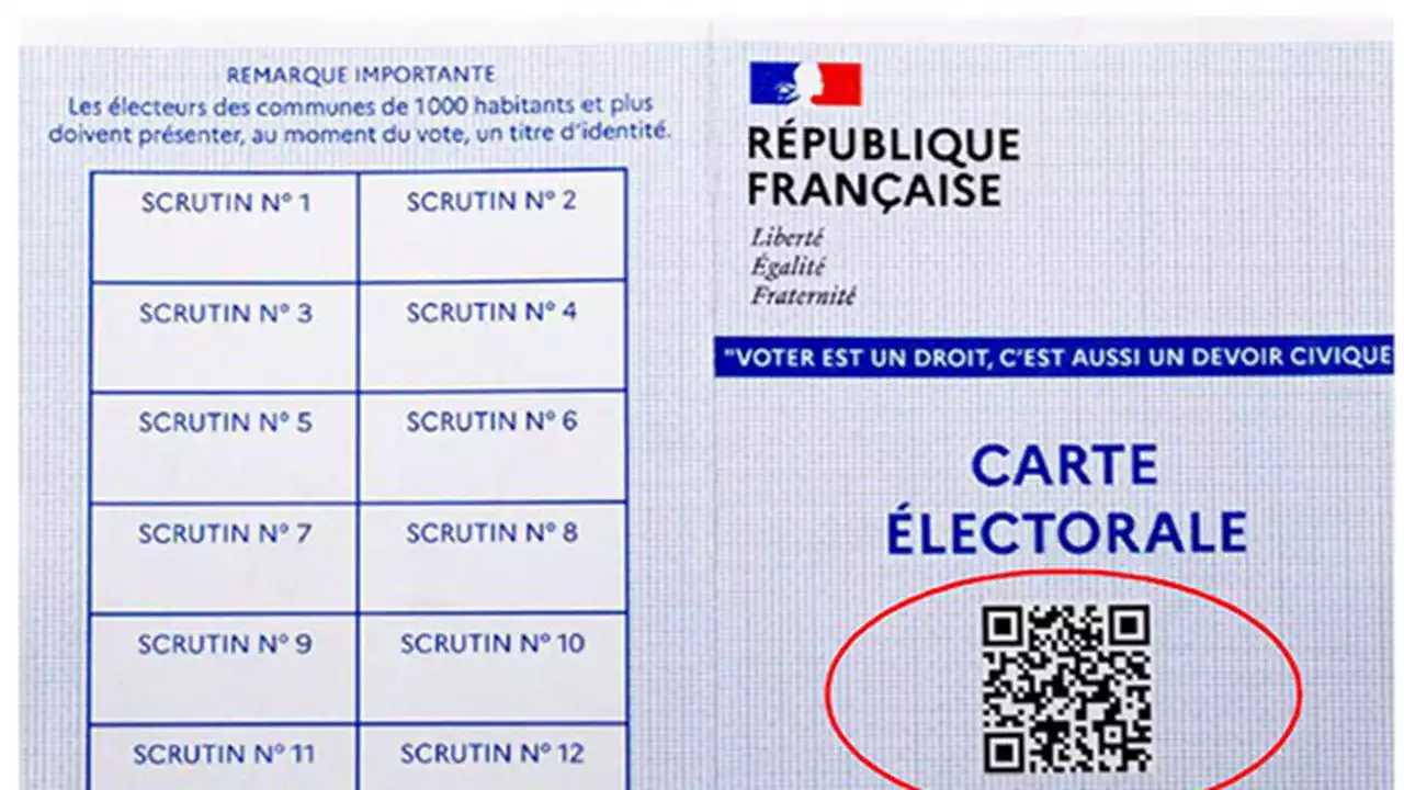 Présidentielle : à quoi va servir le QR Code sur la nouvelle carte électorale