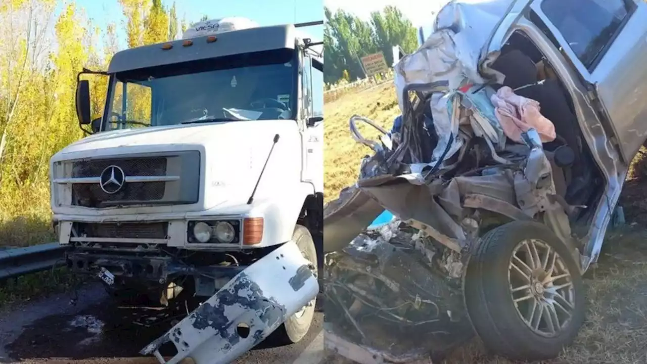 Fatal choque frontal en la Ruta 40: un muerto