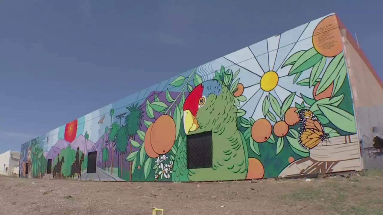 Massive ‘A Valley In Time' Mural Unveiled on San Fernando Road in Sylmar