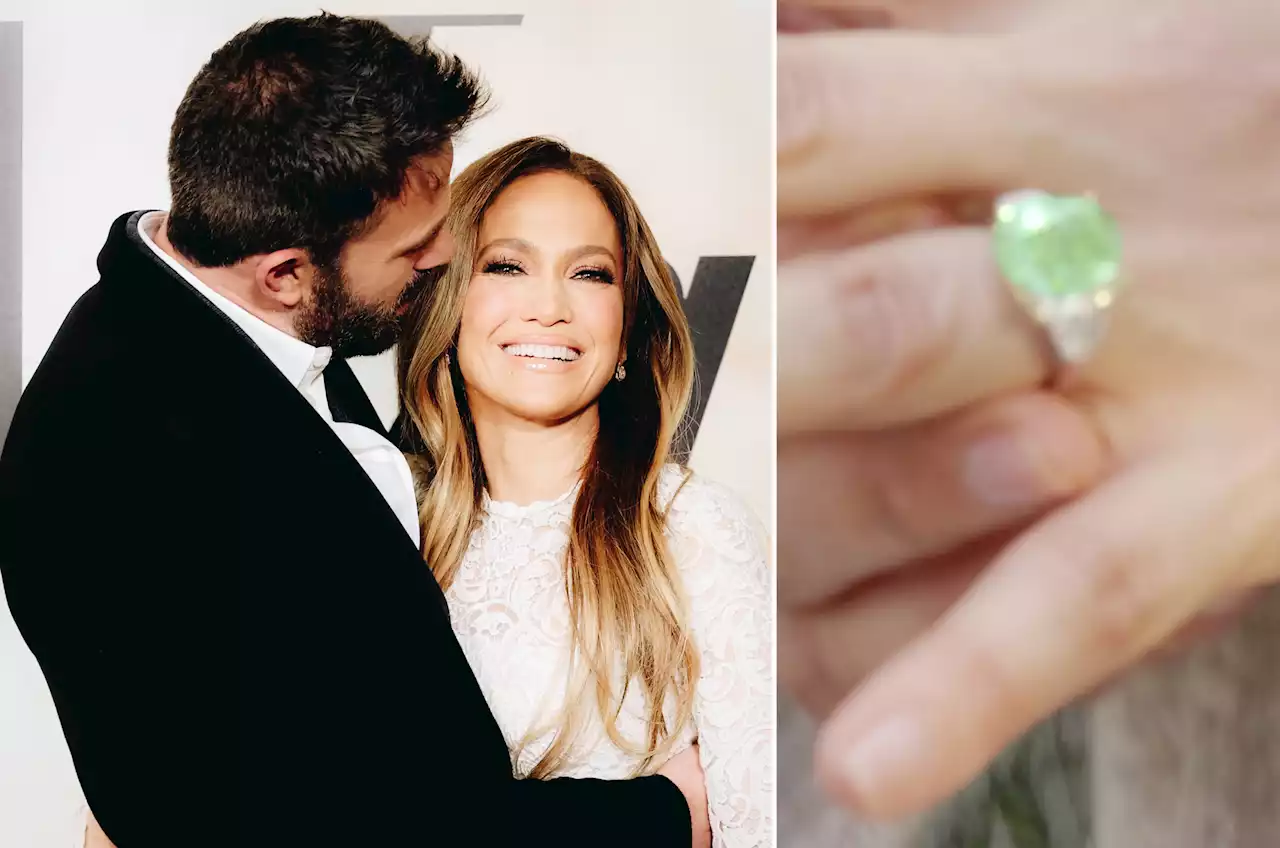 All about Jennifer Lopez’s green engagement ring from Ben Affleck