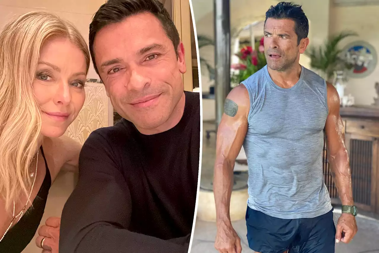 Kelly Ripa: Mark Consuelos' clothes don't fit because he's too 'jacked'