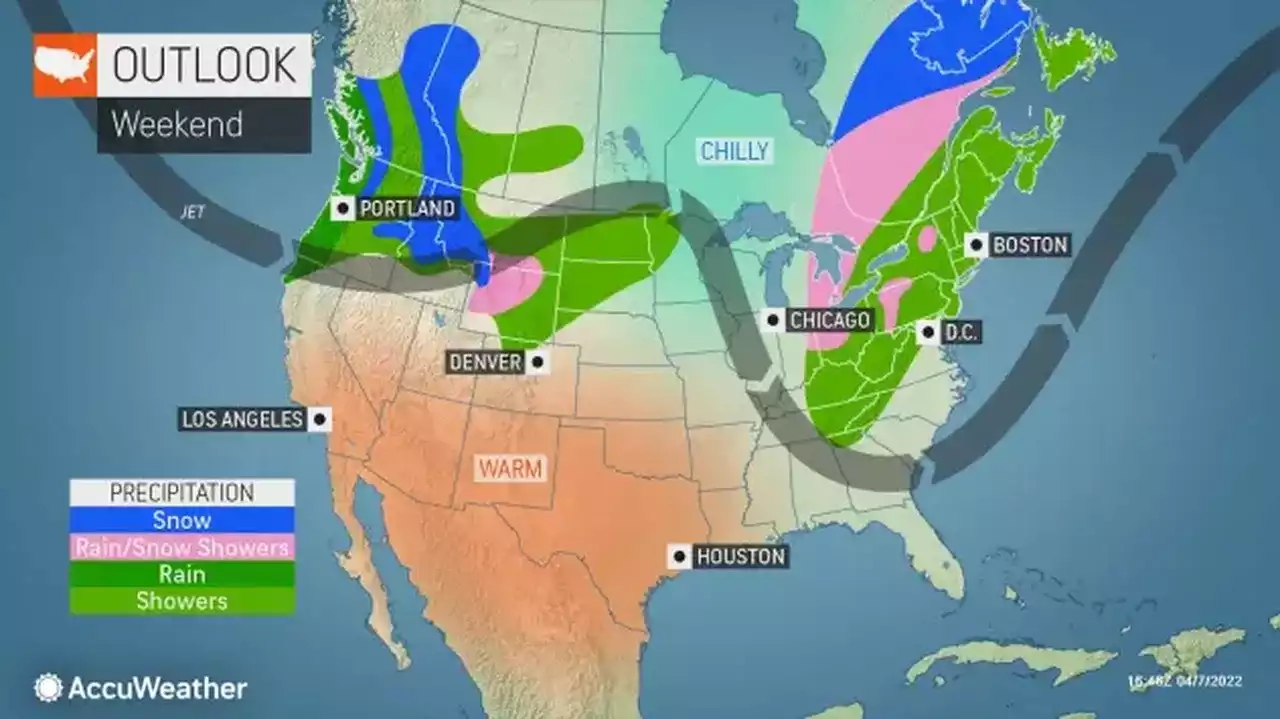 Saturday might be dreary in central Pa.