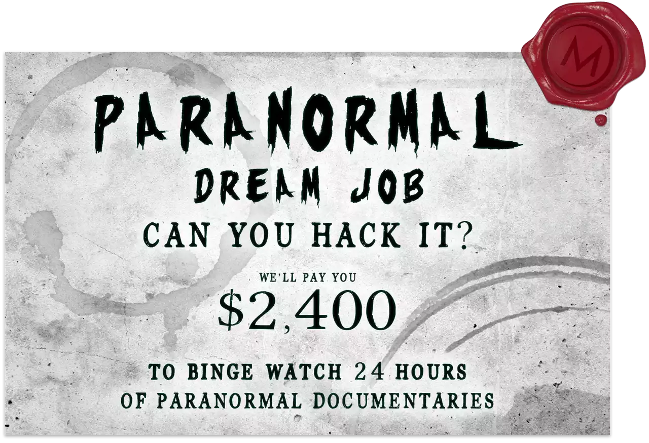 Streaming service looking to pay someone $2,400 to binge watch 24 hours of true crime documentaries. Find out how to apply here