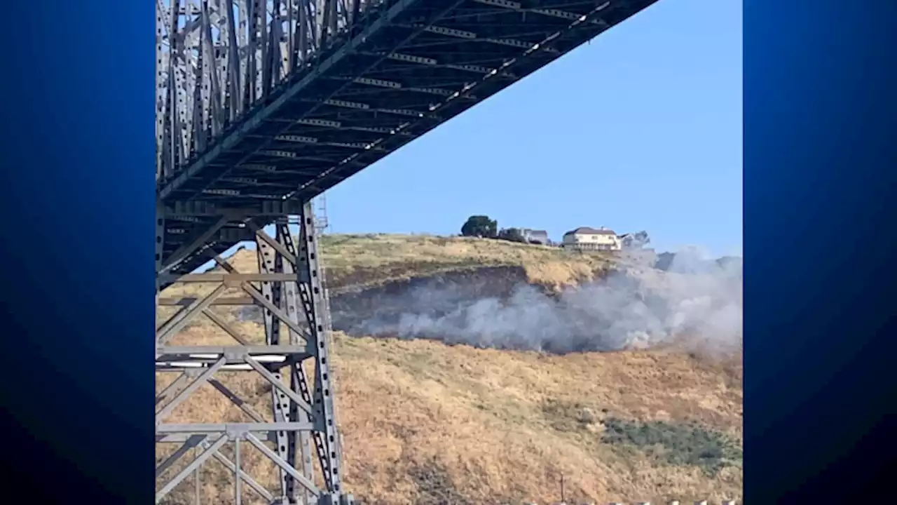 UPDATE: 3-Alarm Vallejo Hillside Blaze Quickly Halted; High Winds, Plunging Humidity Raise Fire Threat