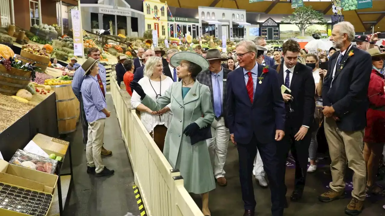 Princess Anne arrives in Sydney to open Royal Easter Show