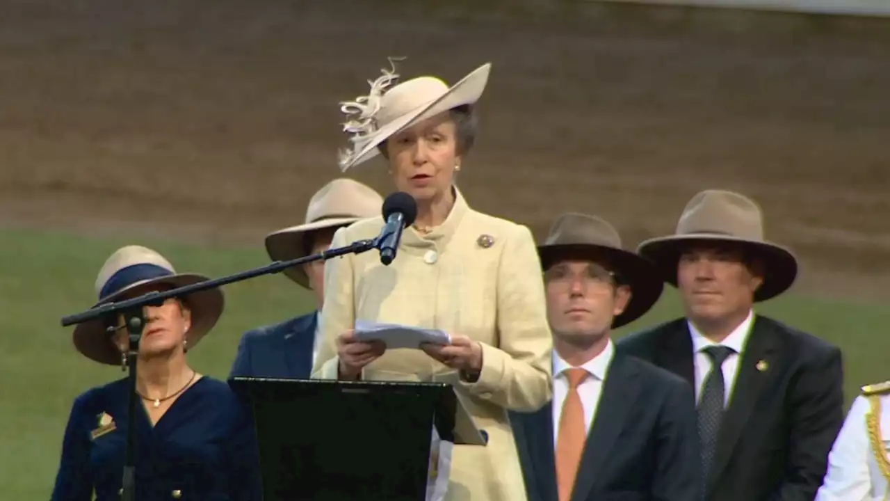 Princess Anne opens Sydney Royal Easter Show