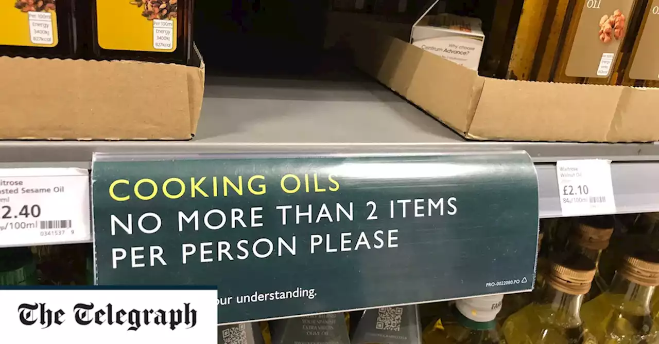 Waitrose starts to ration cooking oil