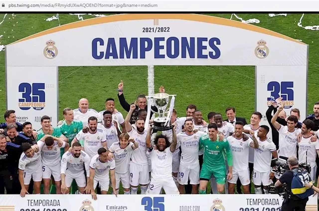 Juara Liga Spanyol, Real Madrid Dapat Ucapan Selamat dari Barcelona - Bolasport.com