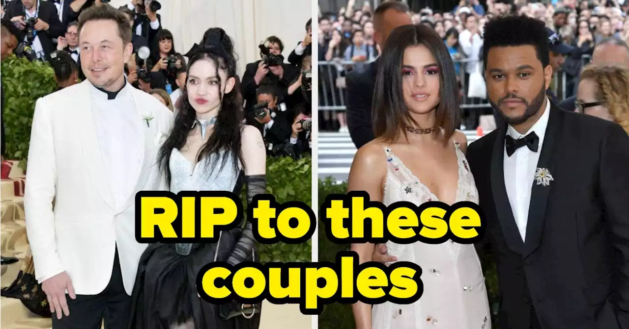 49 Celeb Couples You Totally Forgot Went To The Met Together Because They've Long Since Broken Up