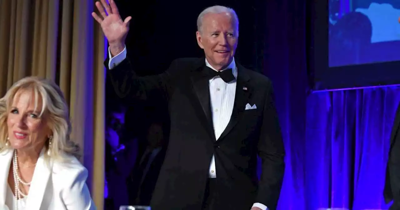 Biden roasts Trump, GOP at first White House correspondents' dinner in 3 years