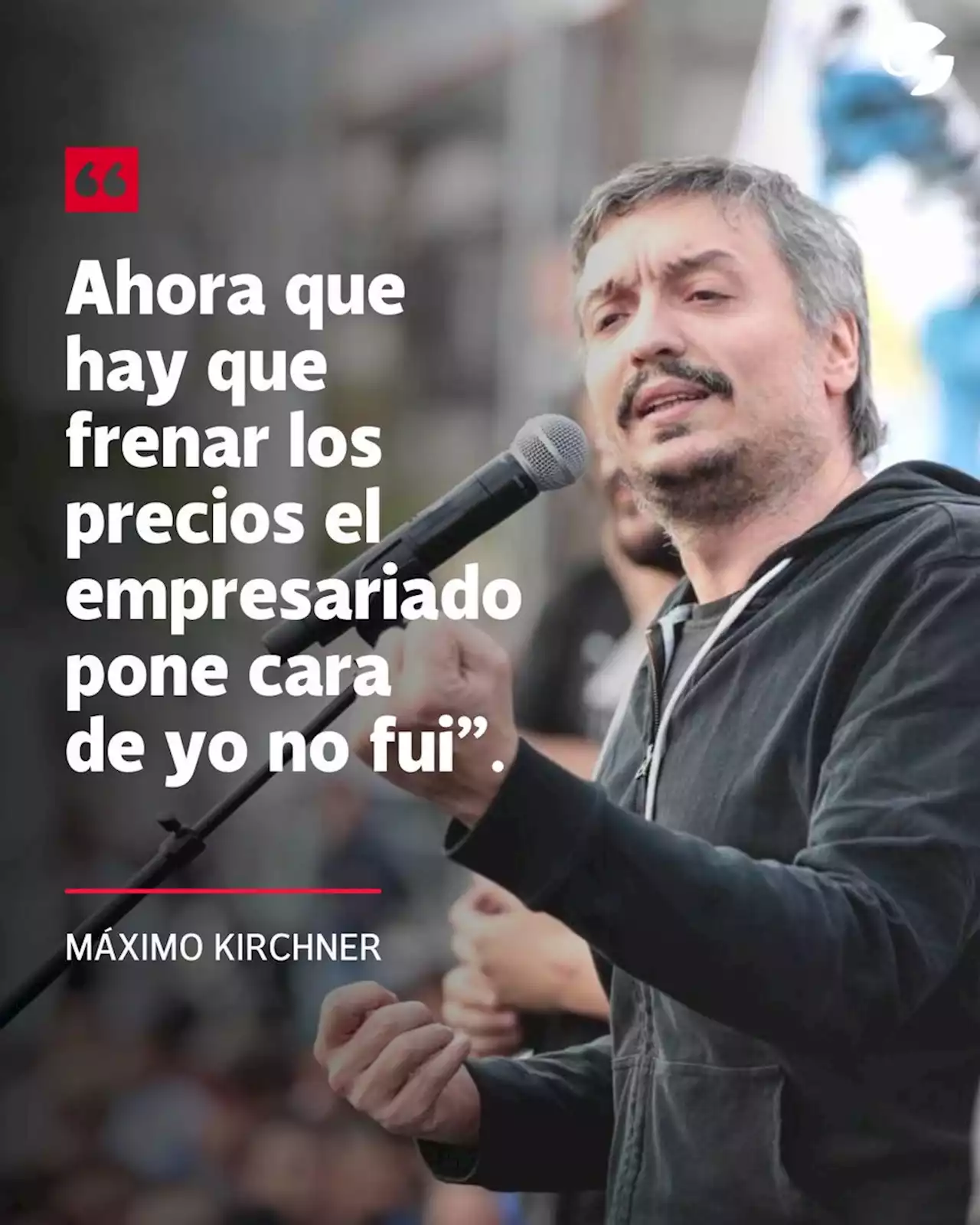 Máximo Kirchner cuestionó a Martín Guzmán: '¿Cómo que no se involucra en las disputas de poder?'