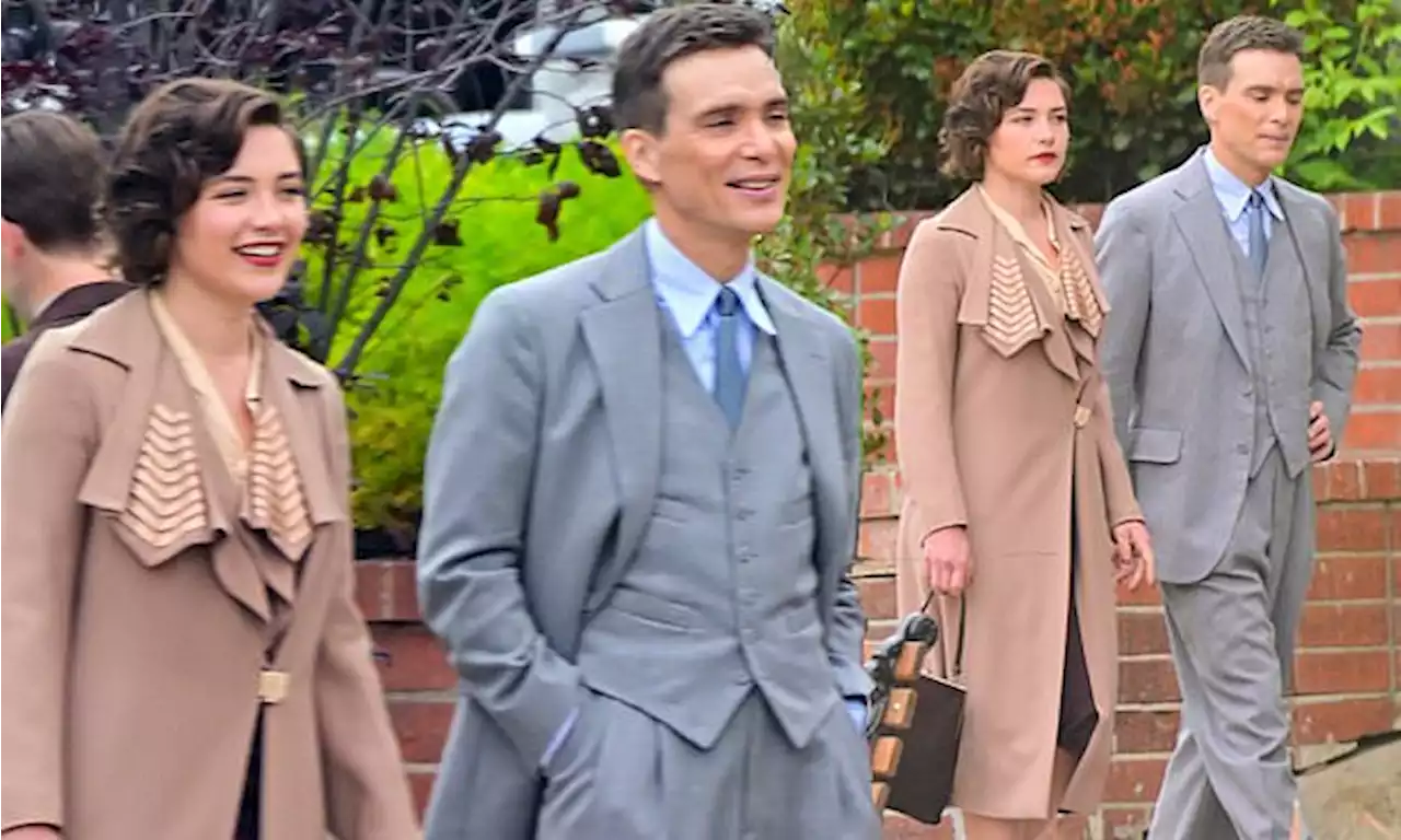 Cillian Murphy and Florence Pugh film drama Oppenheimer in LA