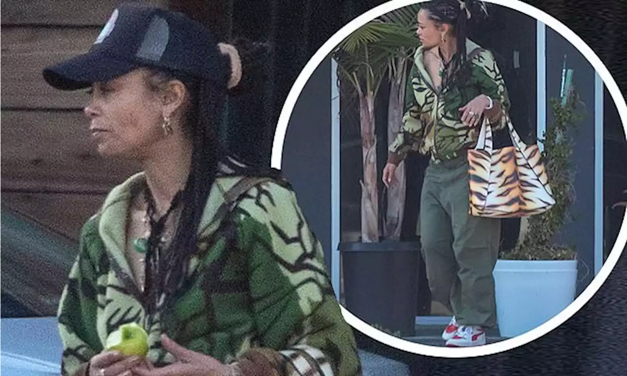 Thandiwe Newton is spotted leaving a cannabis store in Malibu