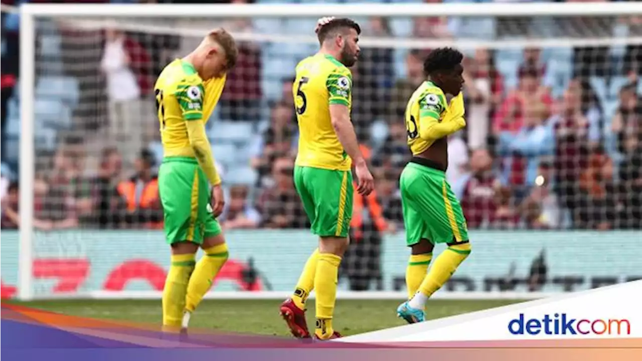 Norwich Tim Pertama yang Degradasi dari Premier League 2021/2022