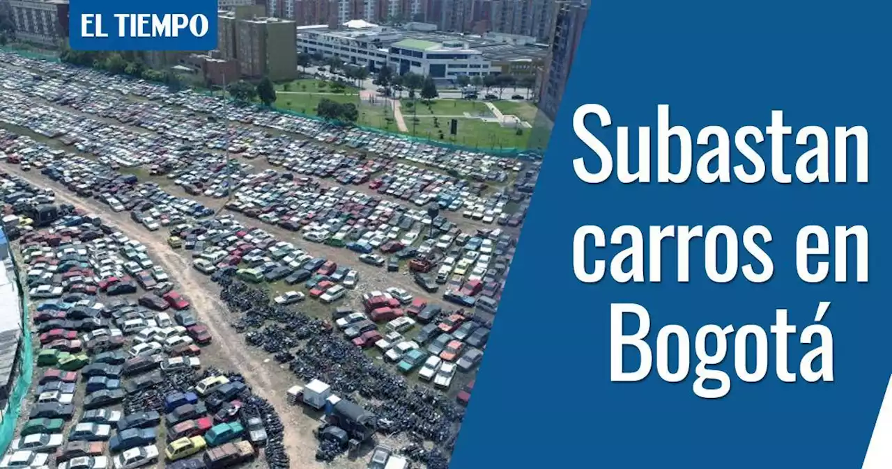 Así puede participar en la subasta de carros abandonados en Bogotá