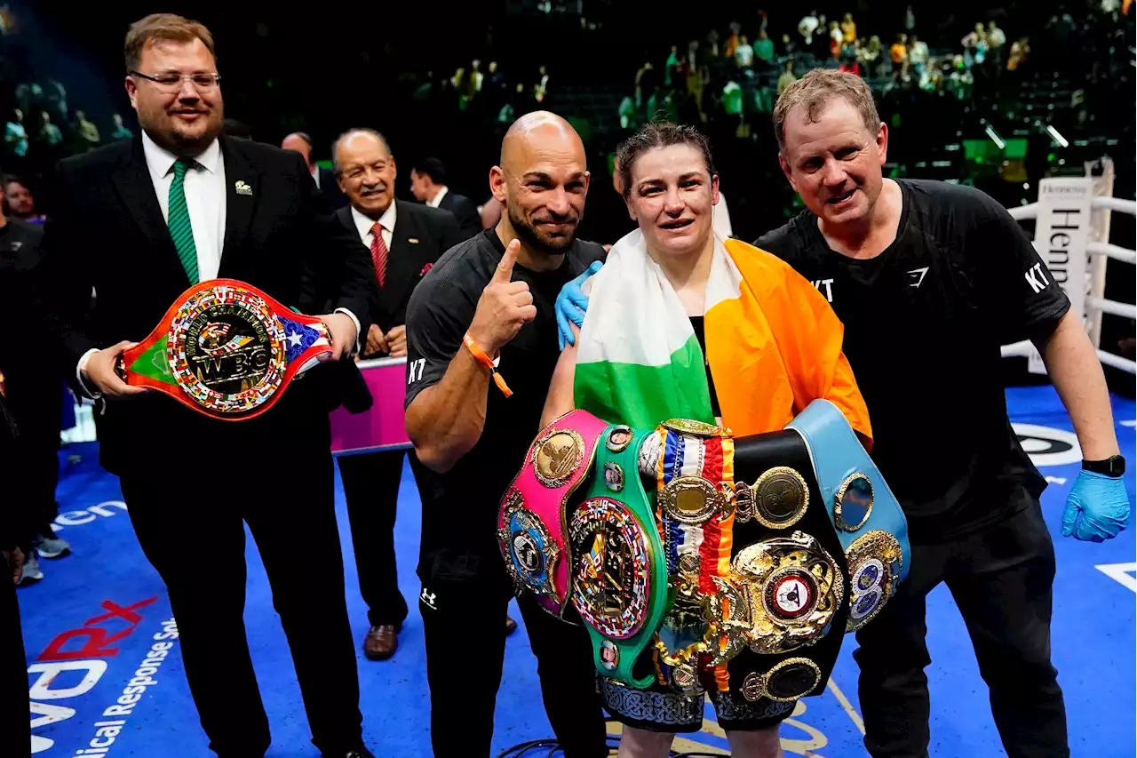 Katie Taylor savours ‘special moment’ after beating Amanda Serrano in New York