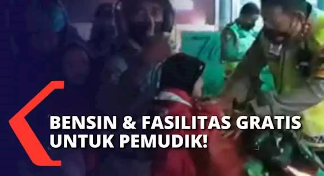 Gelar Patroli Skala Besar, Polres Metro Tangerang Kota Bagi Bensin & Fasilitas Gratis bagi Pemudik!