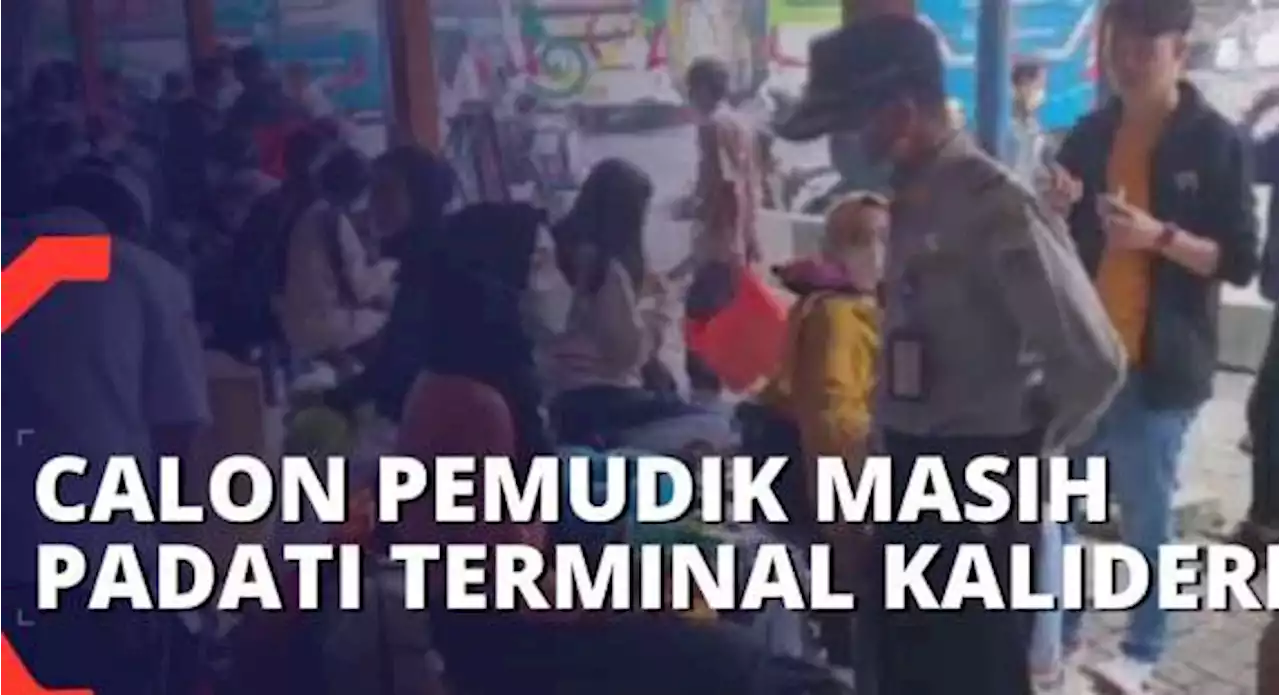 Pemudik Tujuan Sumatera dan Jawa Tengah Masih Padati Terminal Kalideres