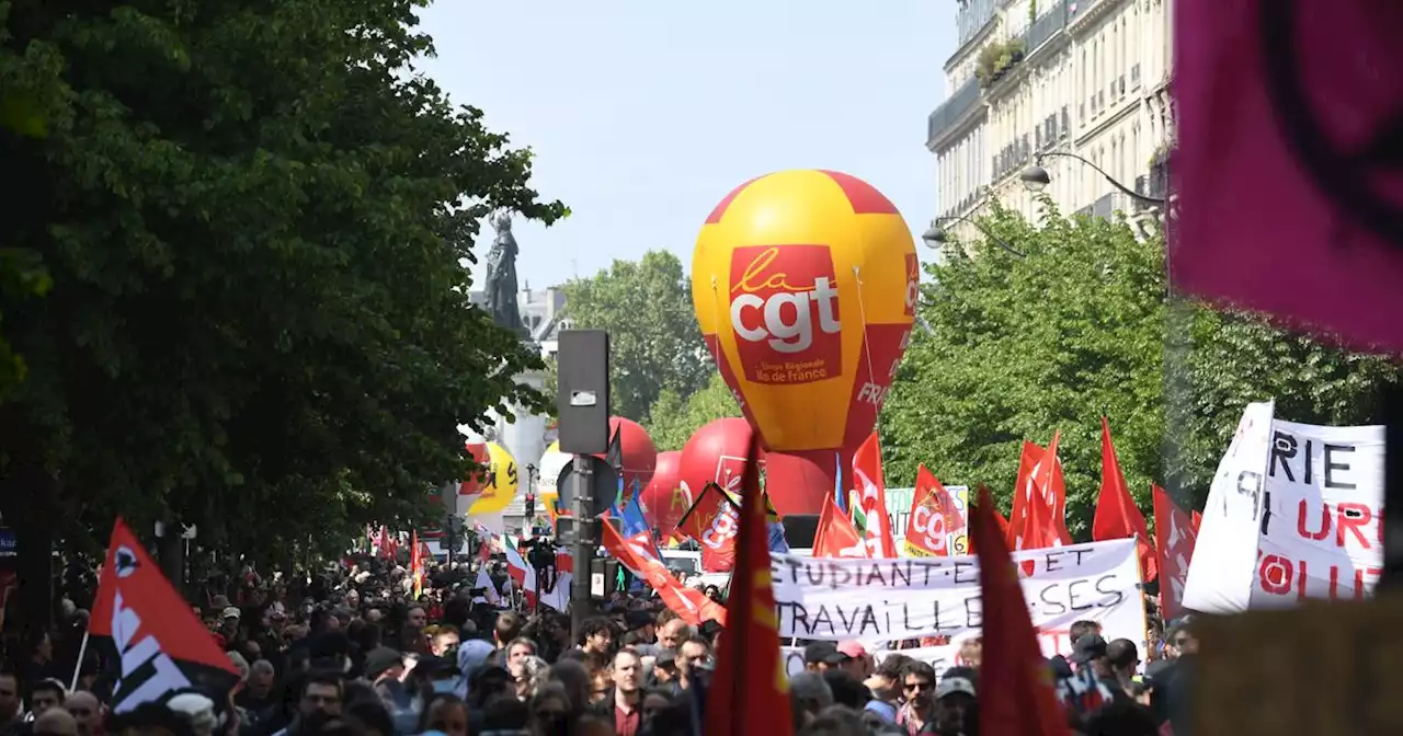 Pour le 1er-Mai, 116.500 personnes ont manifesté en France, selon l'Intérieur