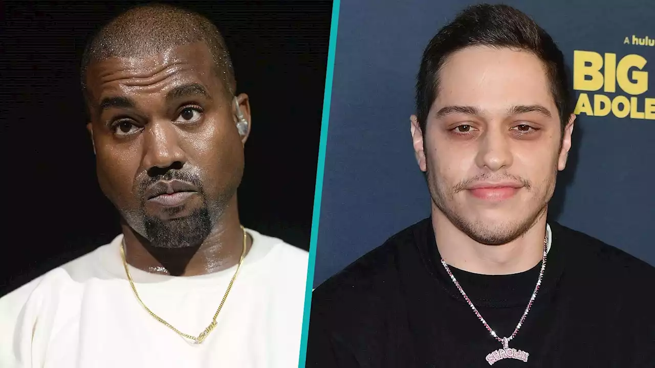 Pete Davidson Jokes About Kim Kardashian's Ex Kanye West at Comedy Show