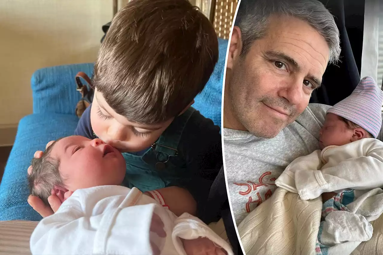 Andy Cohen shares sweet pic of son Benjamin kissing new baby sister Lucy