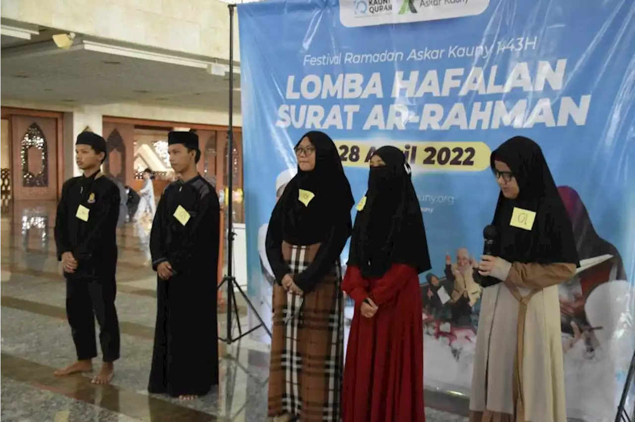 Askar Kauny Helat Lomba Hafalan Surat Ar-Rahman Seri Ramadhan 2022 di Masjid At-Tin |Republika Online