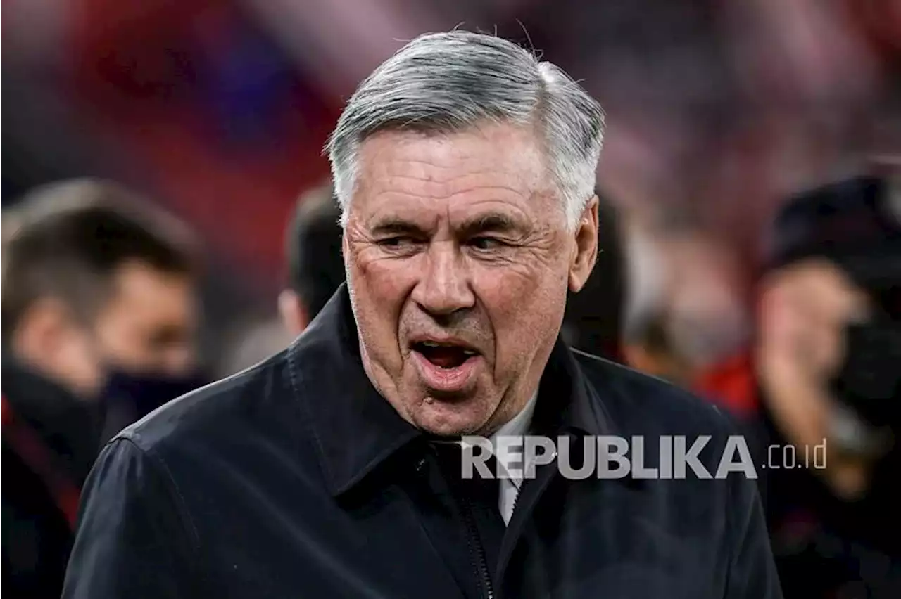 Usai Juara Liga, Ancelotti Hentikan Wawancara demi Peluk Istri |Republika Online