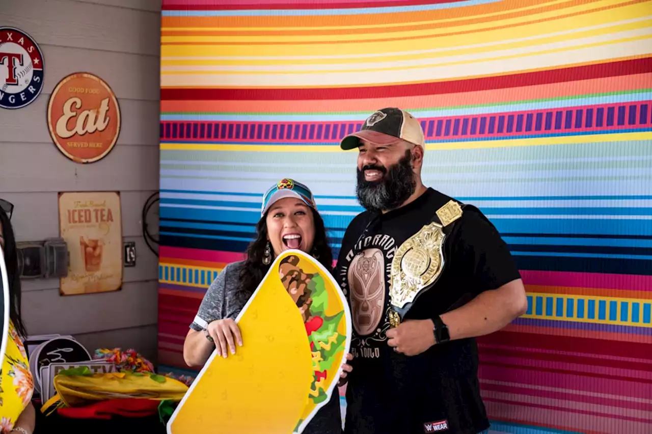 Everyone we saw having fun at San Antonio's first Lucha Libre Nacho Throwdown