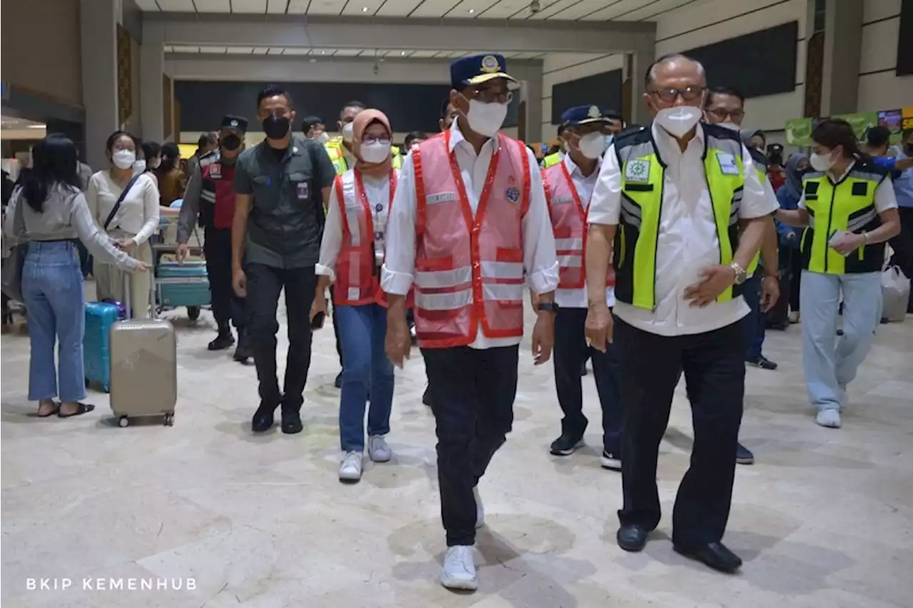 Tinjau Bandara Soetta, Menhub: Jumlah Penumpang Naik Dibanding 2019