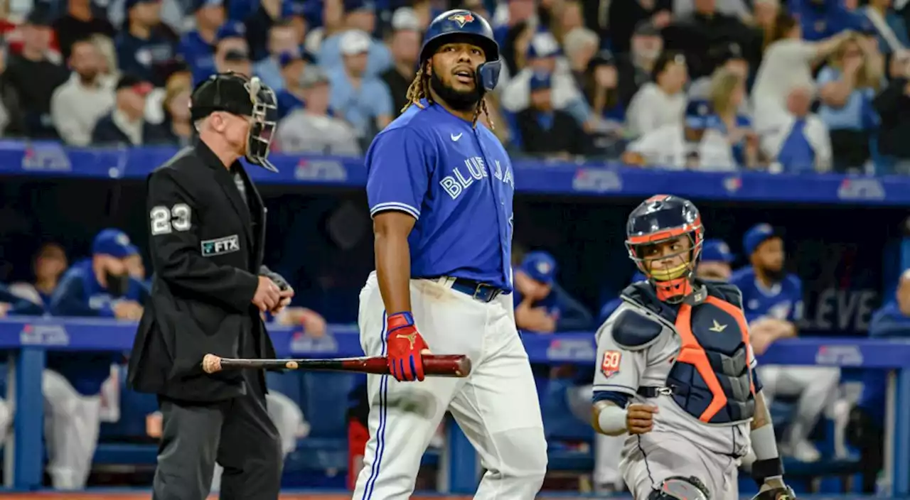 Guerrero Jr. left frustrated by calls as Berrios holds down fort for Blue Jays