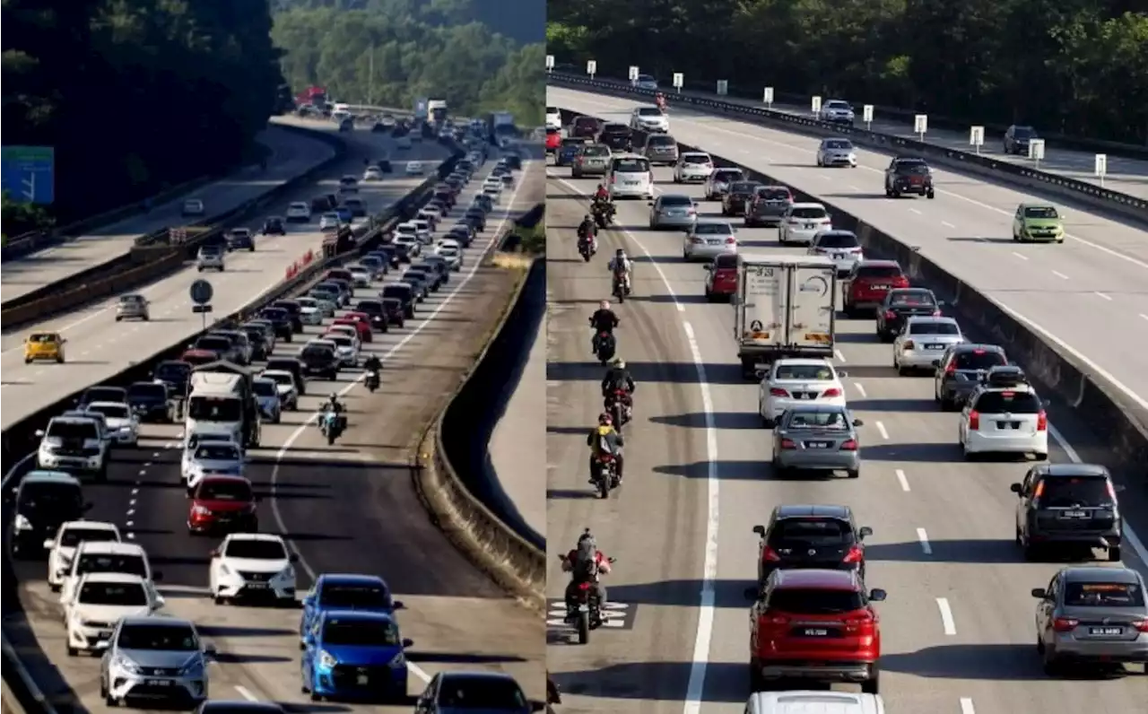 Raya rush: 150km-long traffic jam from Rawang to Gopeng, says PLUS