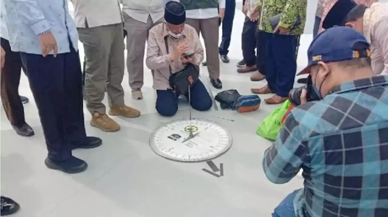 Salat Idul Fitri di JIS, DMI Lakukan Pengukuran Arah Kiblat