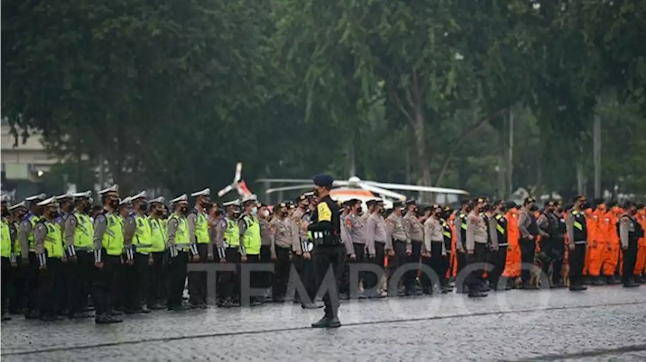 TNI-Polri Patroli Pengamanan Skala Besar di Jakarta Timur