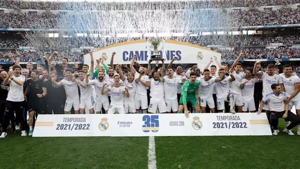 Real Madrid julang kejuaraan La Liga kali ke-35