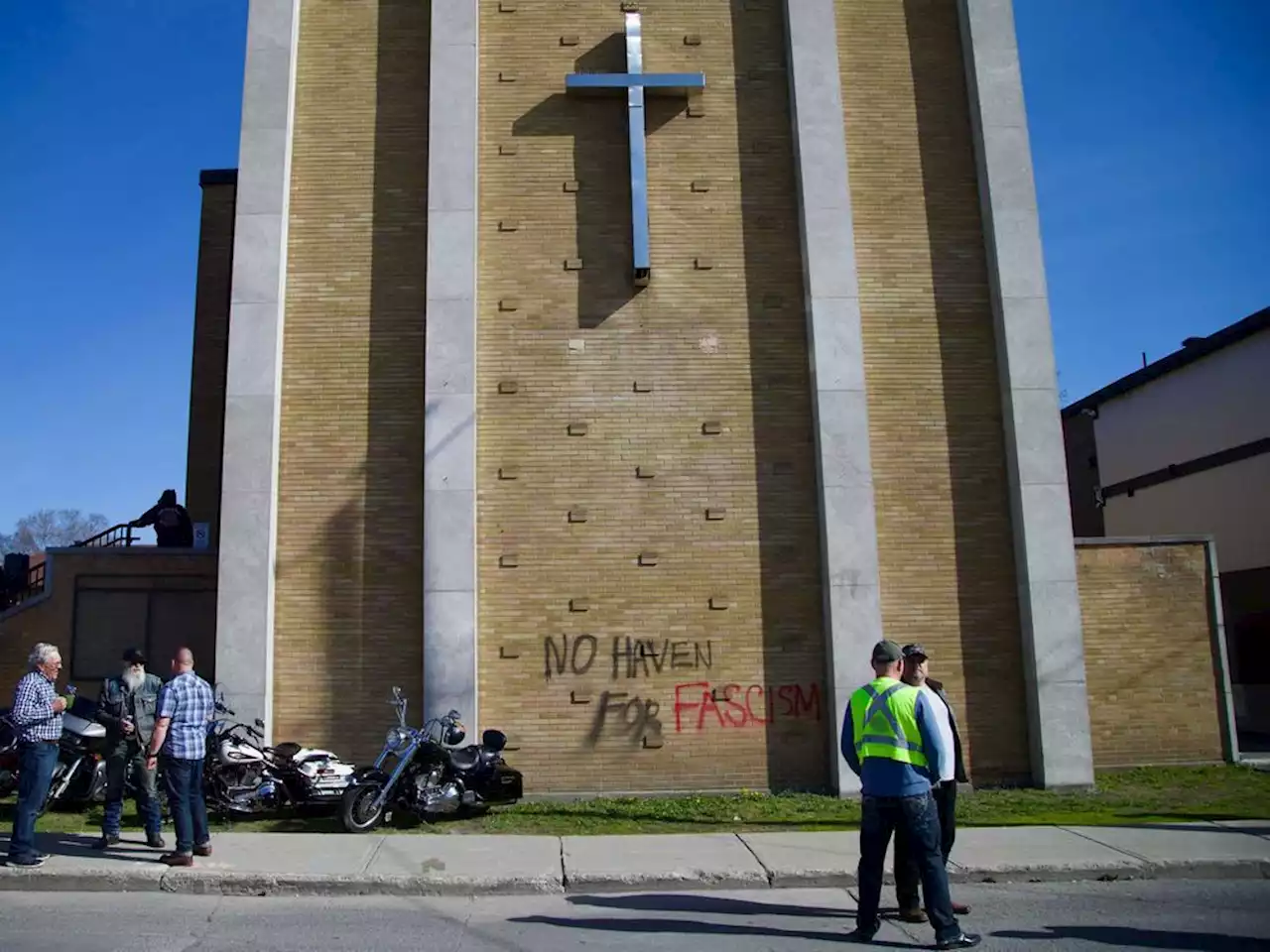 'Rolling Thunder' Day 3: Police investigate hate-motivated graffiti at bikers church