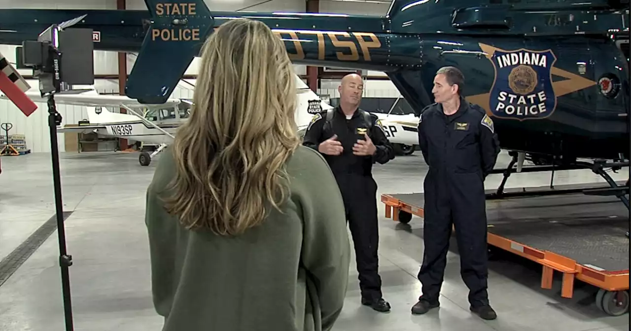 Indiana State Police helicopter team works as eyes in the sky across Indiana