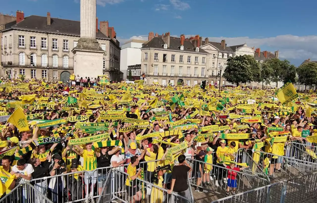 La folie s'empare de Nantes après la victoire du FCN en Coupe de France